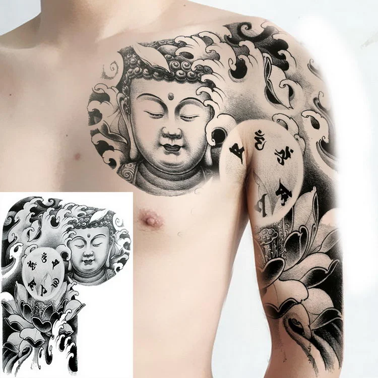 tatoos temporales for men shoulder tattoos dragon black large tattoo and body art sticker boys tattoo tribal designs mens decals