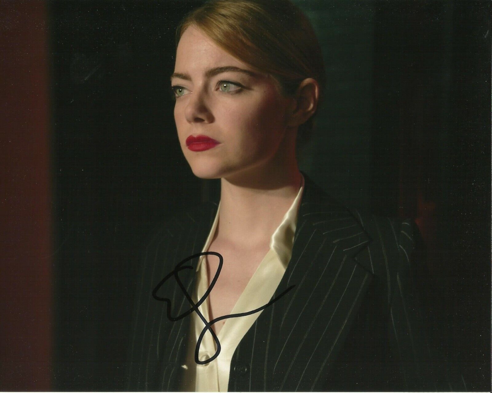 EMMA STONE SIGNED SEXY Photo Poster painting UACC REG 242 (9)