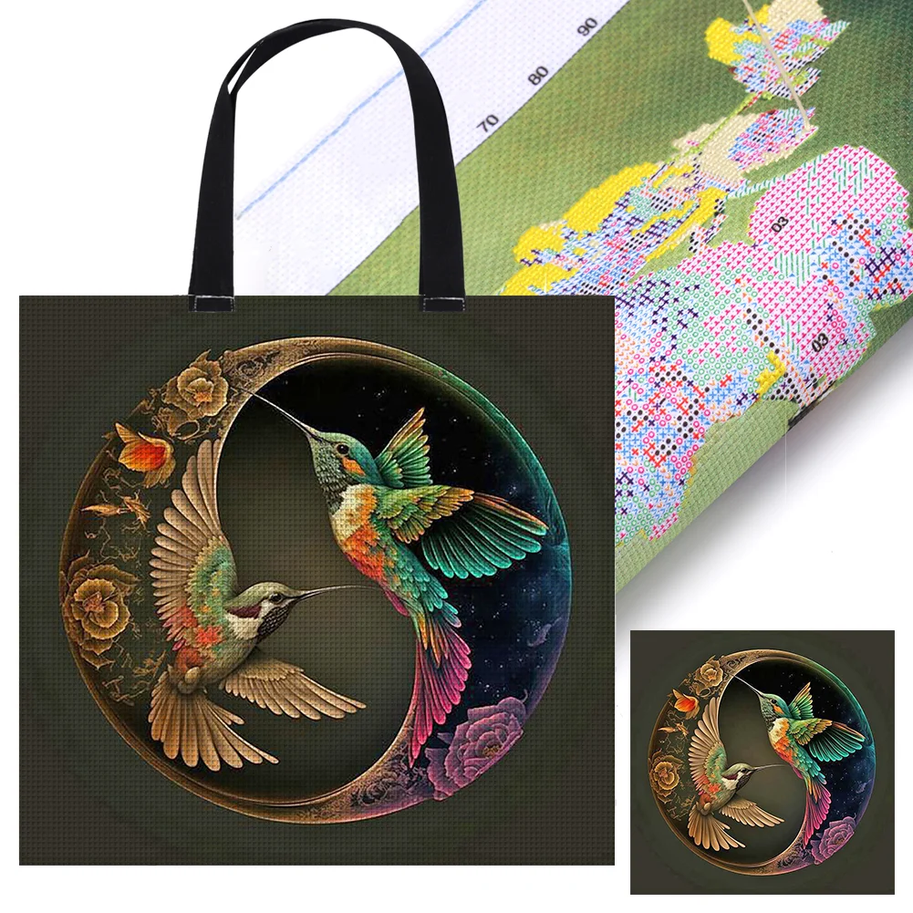 DIY Plant Animal Diamond Painting Shopping Tote Bags Mosaic Kit Art Drawing