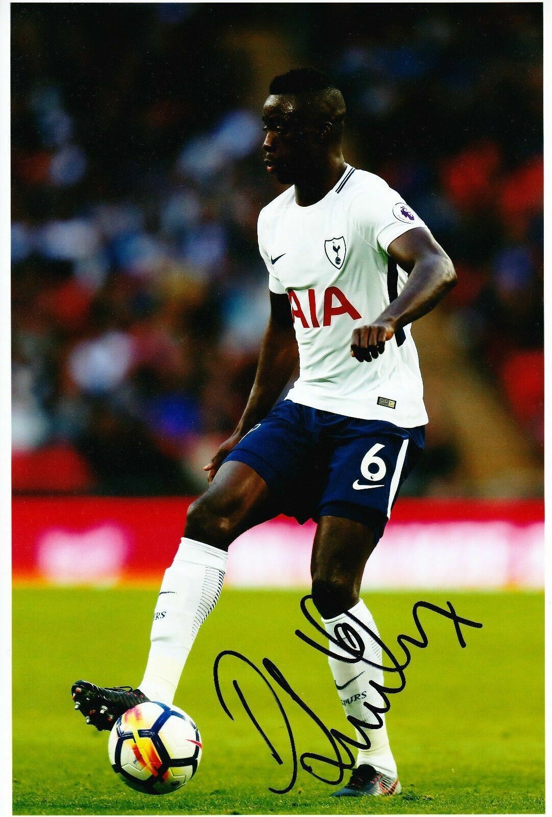 Davinson SANCHEZ Signed 12X8 Photo Poster painting SPURS Tottenham Hotspur AFTAL COA (9012)