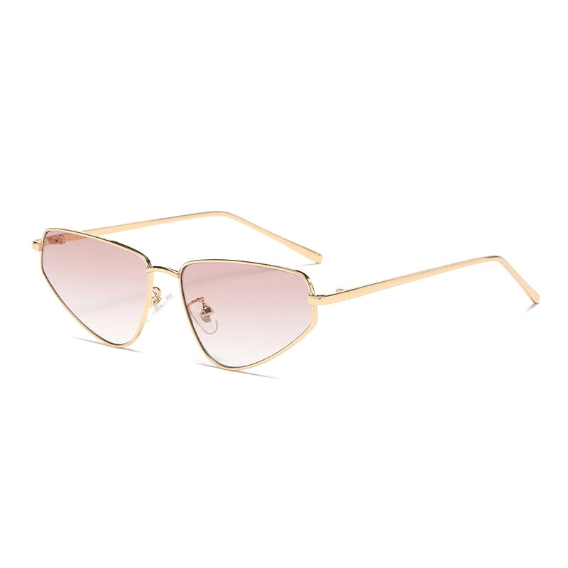 Retro Solid Color Ac Cat Eye Full Frame Women’s Sunglasses