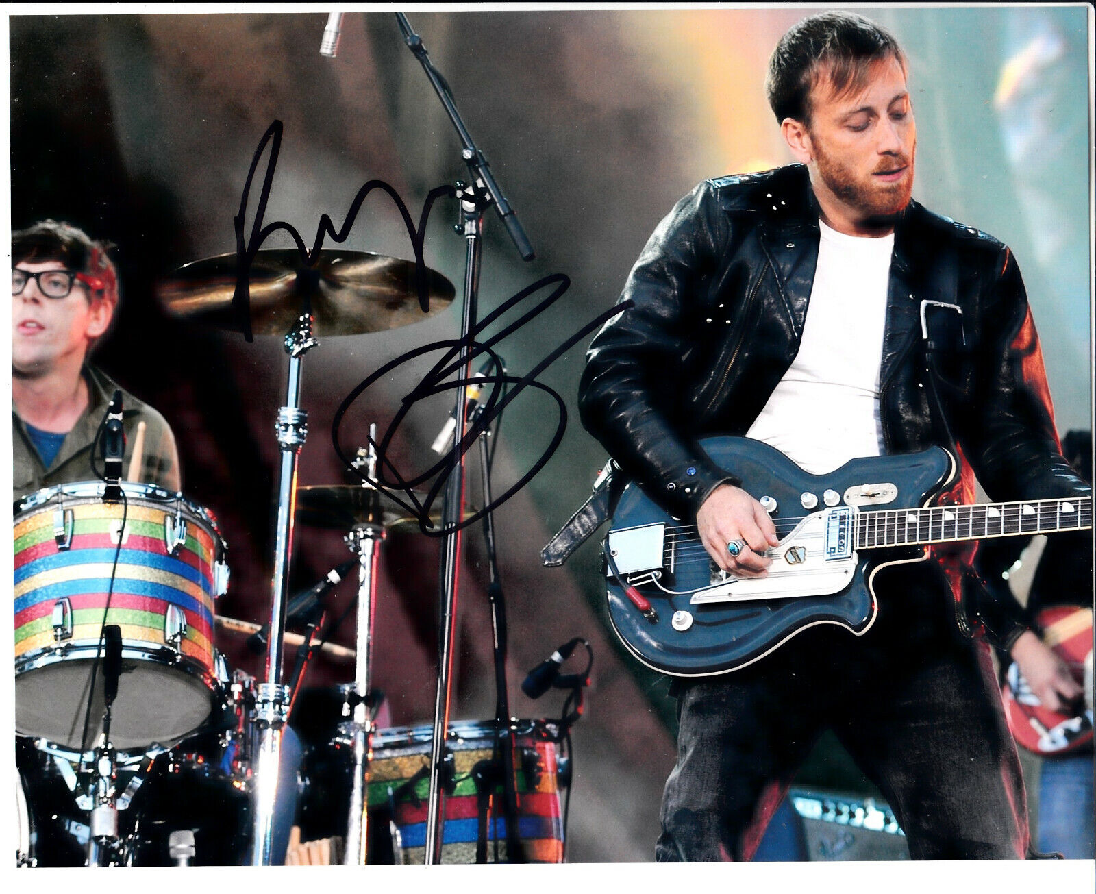 The Black Keys - Patrick Carney & Dan Auerbach Signed Autograph 8x10