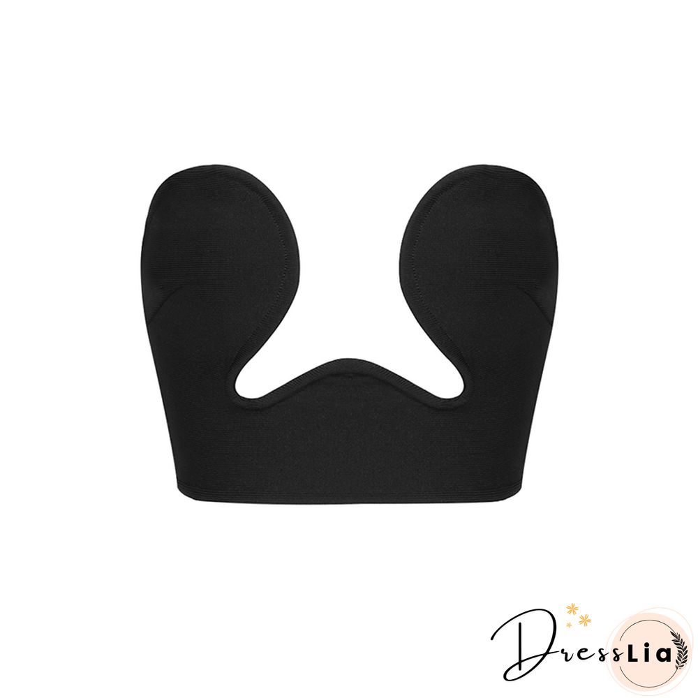 Women Summer Fashion Solid Nude Sexy Strapless Backless Black White Camis Tops Celebrity Designer Fashion High Street Top