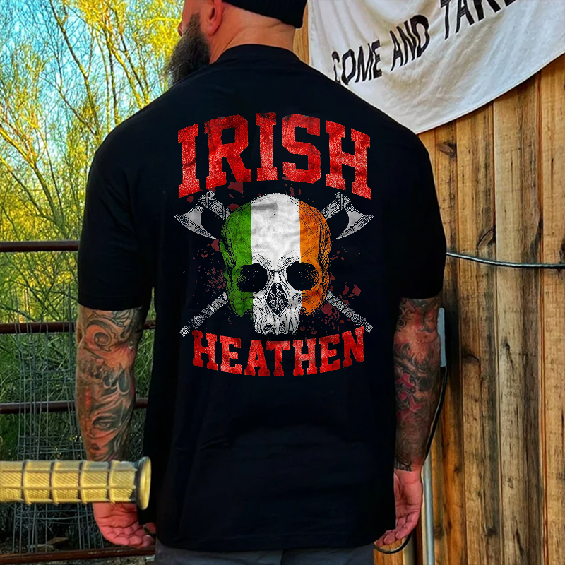 Livereid Irish Heathen Printed Men's T-shirt - Livereid