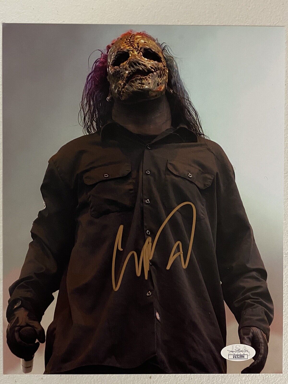 SLIPKNOT COREY TAYLOR AUTOGRAPHED SIGNED 8X10 Photo Poster painting EXACT PROOF JSA COA UU32594