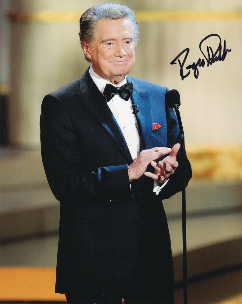 Regis Philbin Signed 8x10 Photo Poster painting w/ Who Wants To Be A Millionaire #3