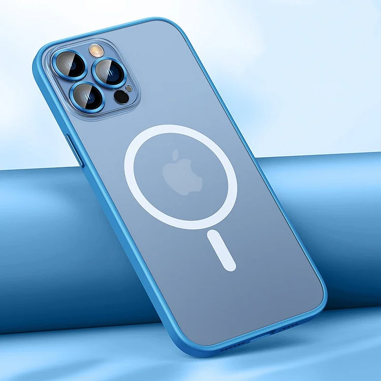 Silicone Frame Transparent Matte Back Shell Phone Case