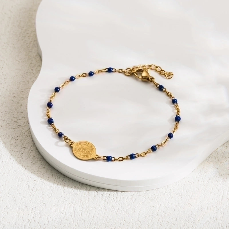 3 Pieces Ethnic Style Virgin Mary 304 Stainless Steel Stainless Steel Bracelets In Bulk