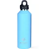 Threadless Vacuum Insulated Water Bottle with Twist-Free Lid 