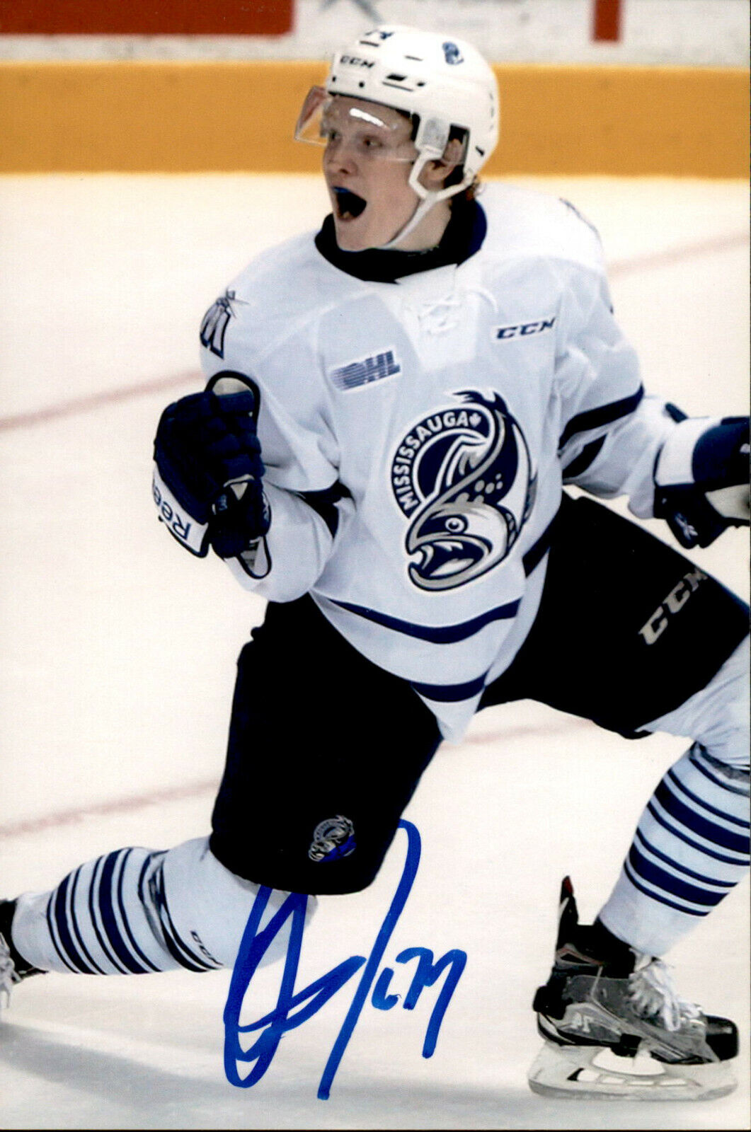 Owen Tippett SIGNED autograph 4x6 Photo Poster painting MISSISSAUGA STEELHEADS FLORIDA PANTHERS