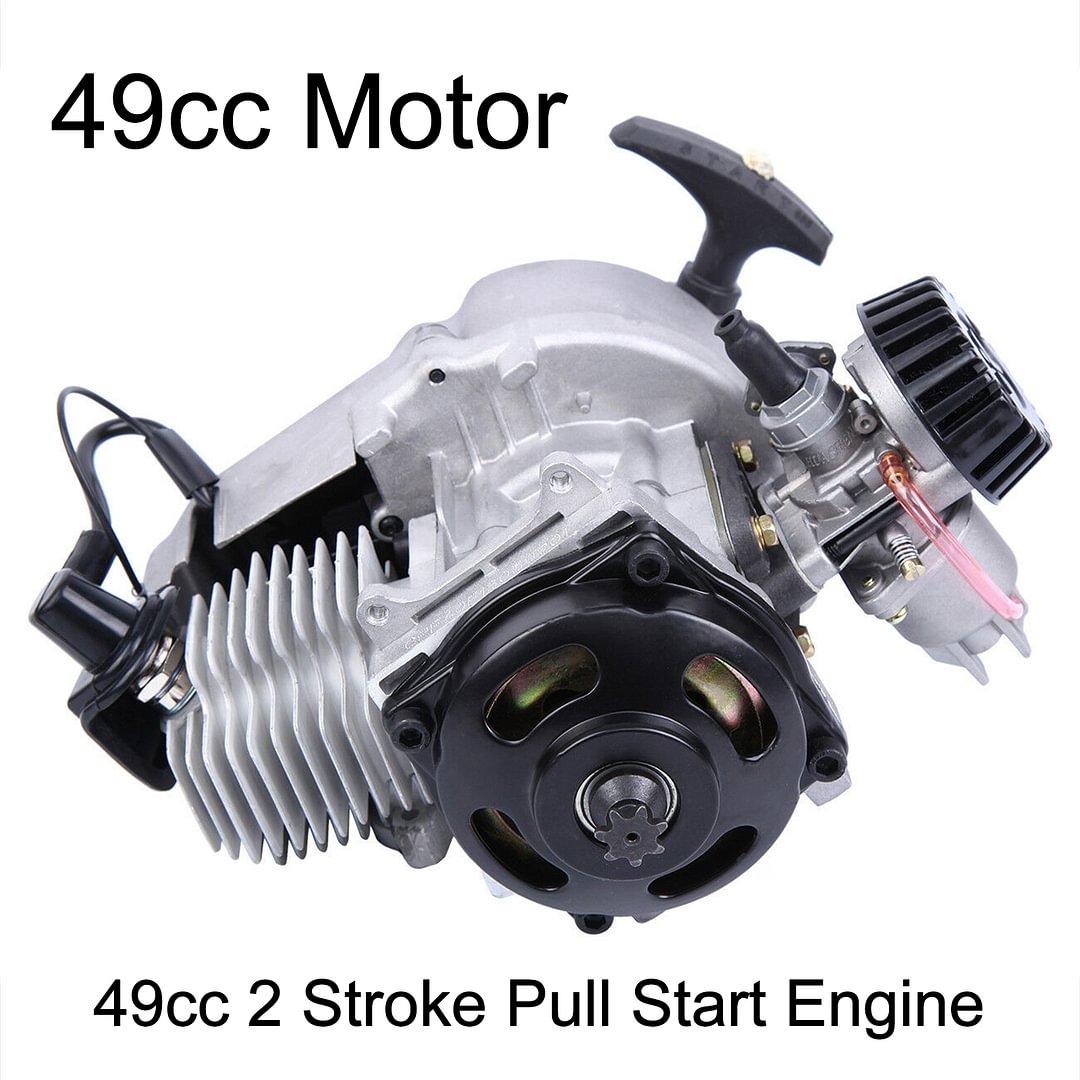 49cc Engine 2 Stroke Pull Start Motor For Motorcycle Dirt Bike Pocket Bike ATV Pitbike