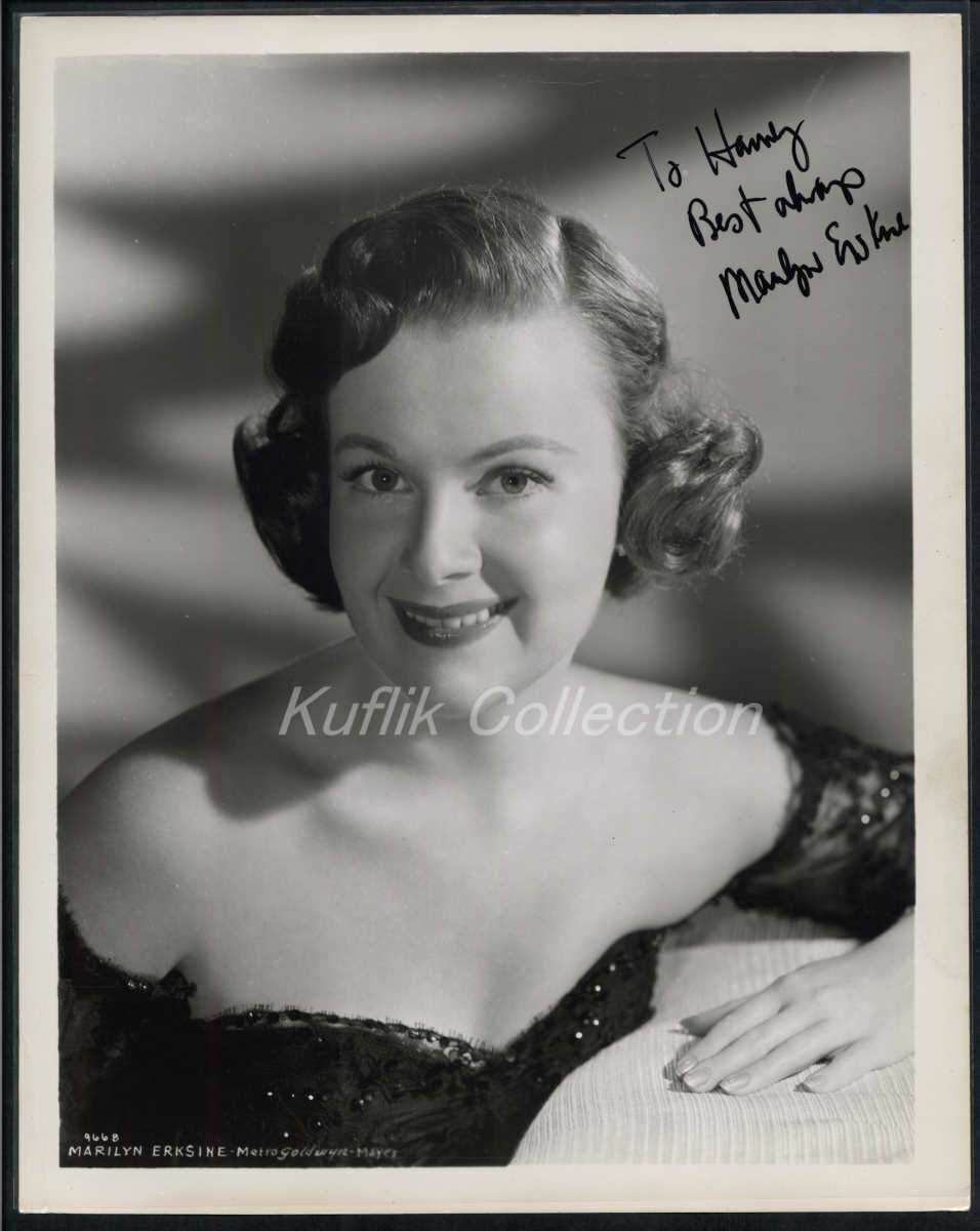 Marilyn Erksine - Signed Vintage Celebrity Autograph Photo Poster painting