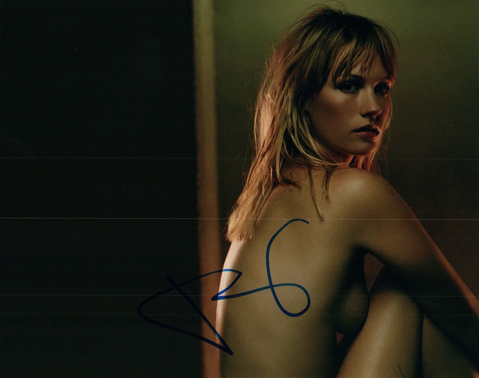 January Jones Signed Autographed 8x10 Photo Poster painting Mad Men Hot Sexy Nude Topless COA VD