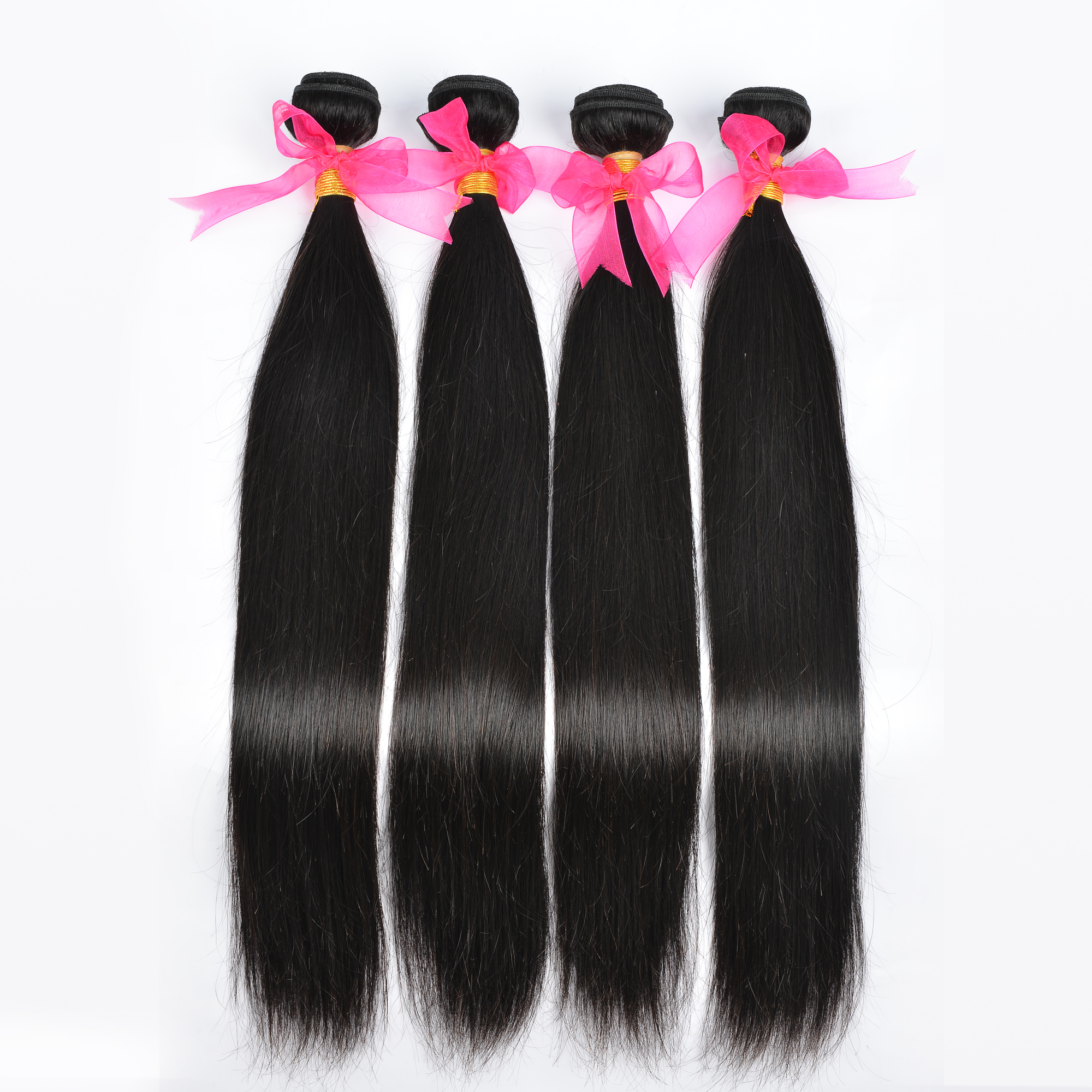 4PCS Straight Top Vrigin Hair Bundles | 12–30 Inch |Boruihair | 100% Human Hair
