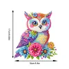 Flower Owl - 5D DIY Ornament - 15*17CM