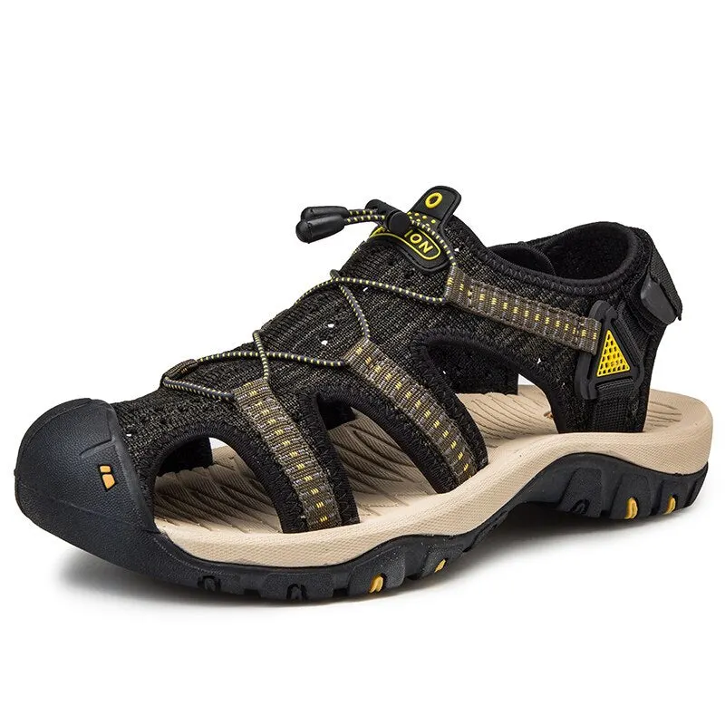 Classic Men's Sandals Summer Shoes Casual Outdoor Gladiator Sandals Beach Men Shoes Beach Soft Bottom Men Shoes Beach Sandals