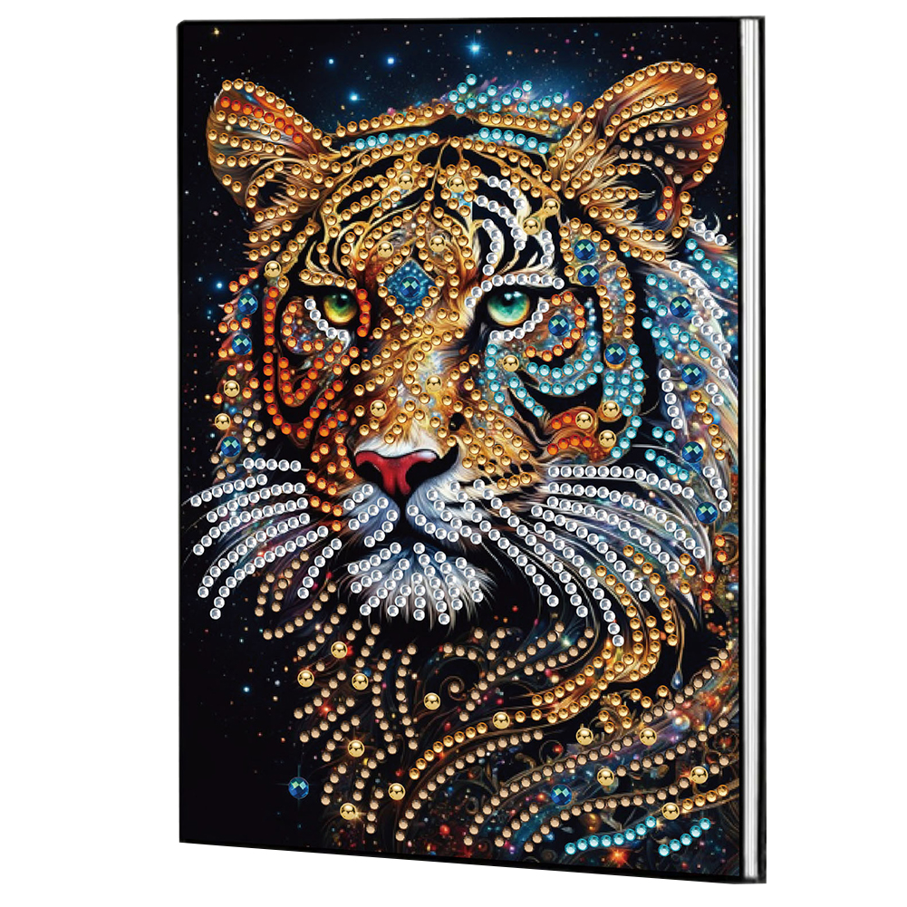 Special Shaped Tiger Diamond Painting Journal Notebook Diary Book for Adults