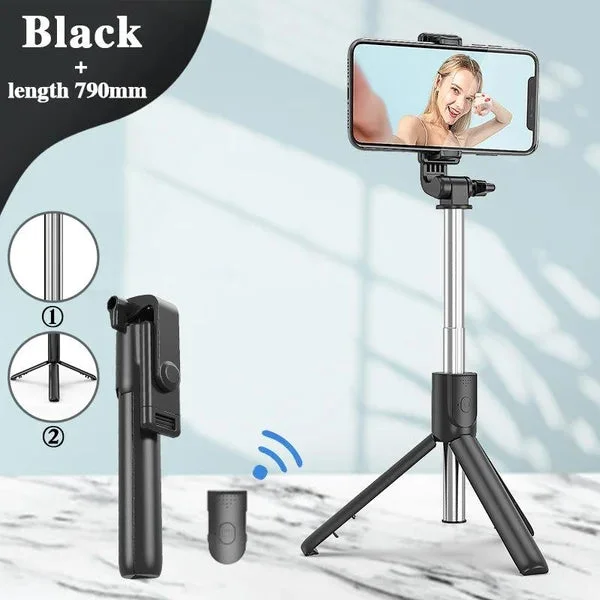 New 6 In 1 Wireless Bluetooth Selfie Stick