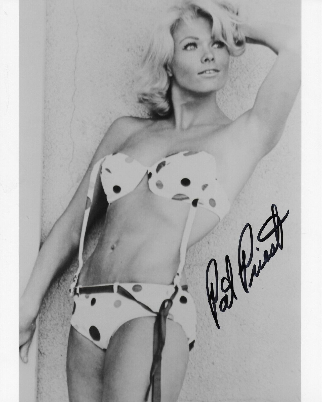 Pat Priest Original Autographed 8X10 Photo Poster painting #2 - The Munsters