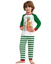 Family Puppy Letters Christmas Parent-child Printed Home Pajamas Set