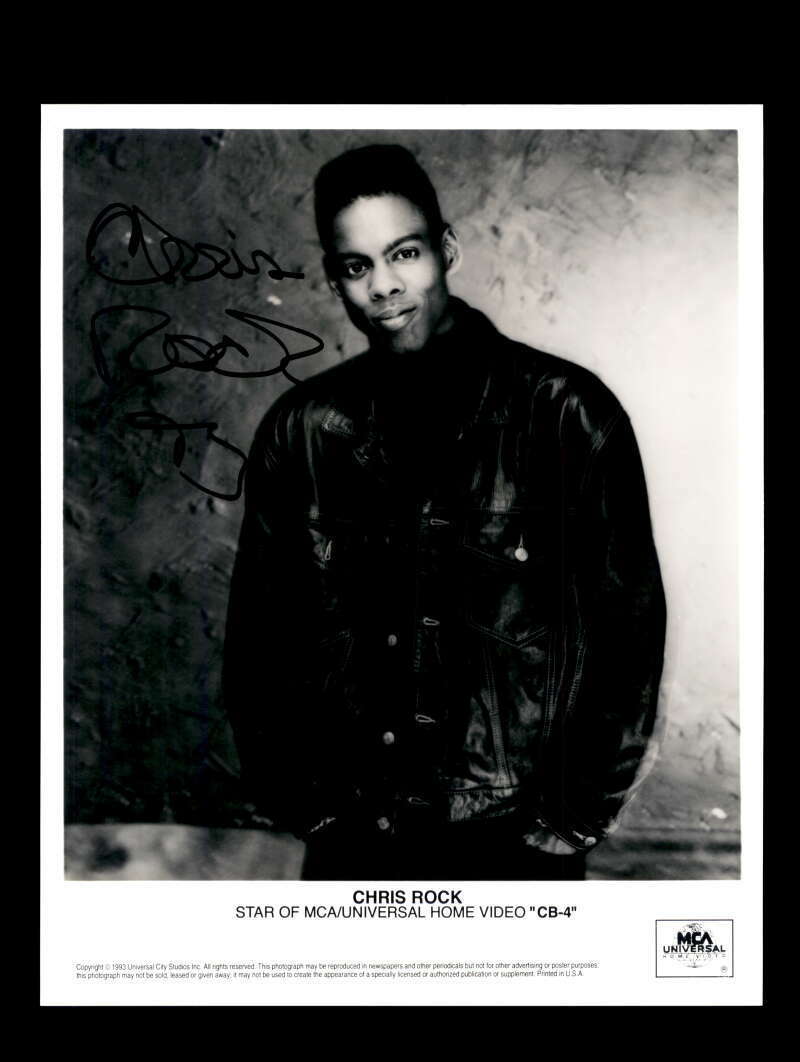 Chris Rock JSA Coa Signed 8x10 Photo Poster painting Autograph