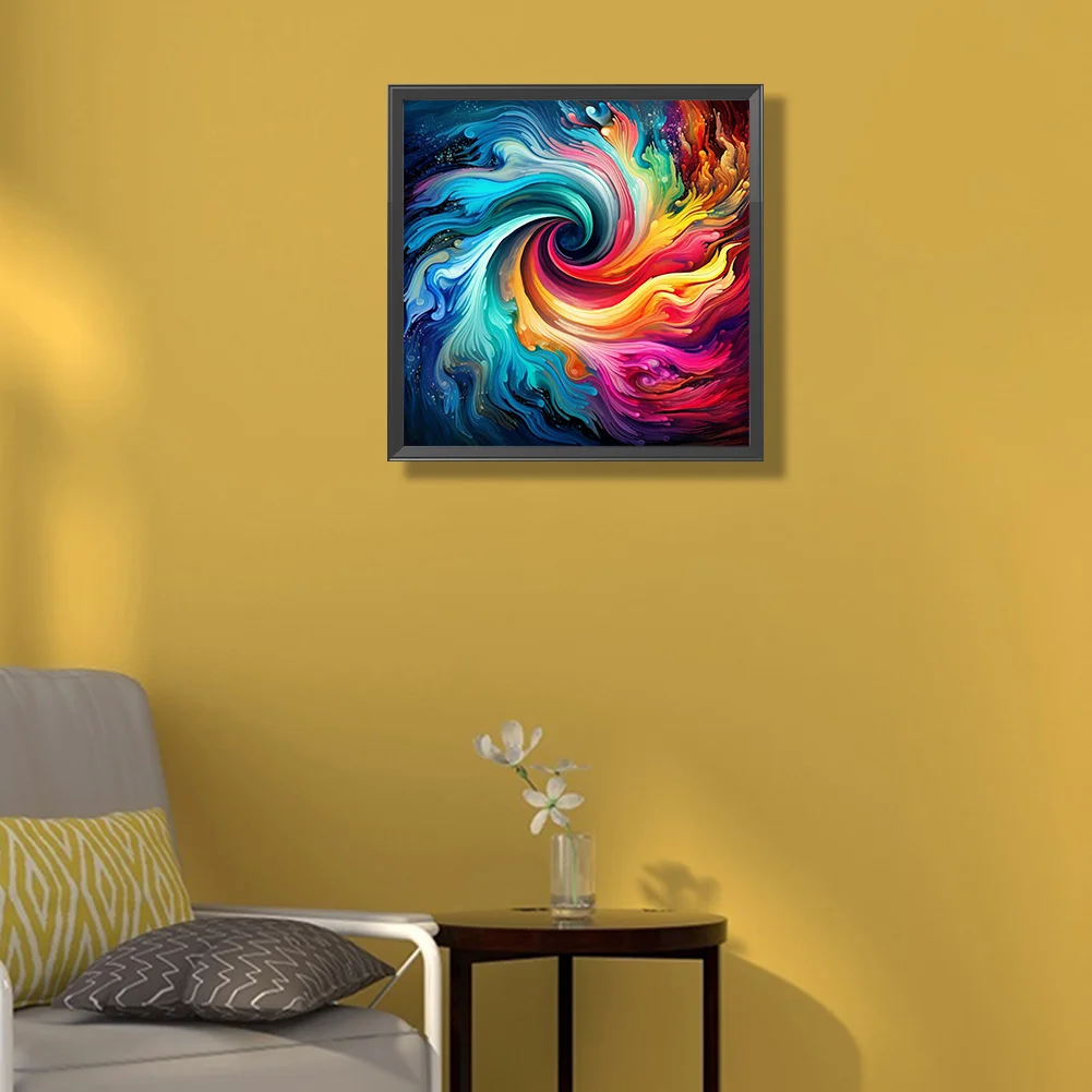 Partial AB Diamond Painting - Full Square Drill - Swirl(Canvas|50*50cm)