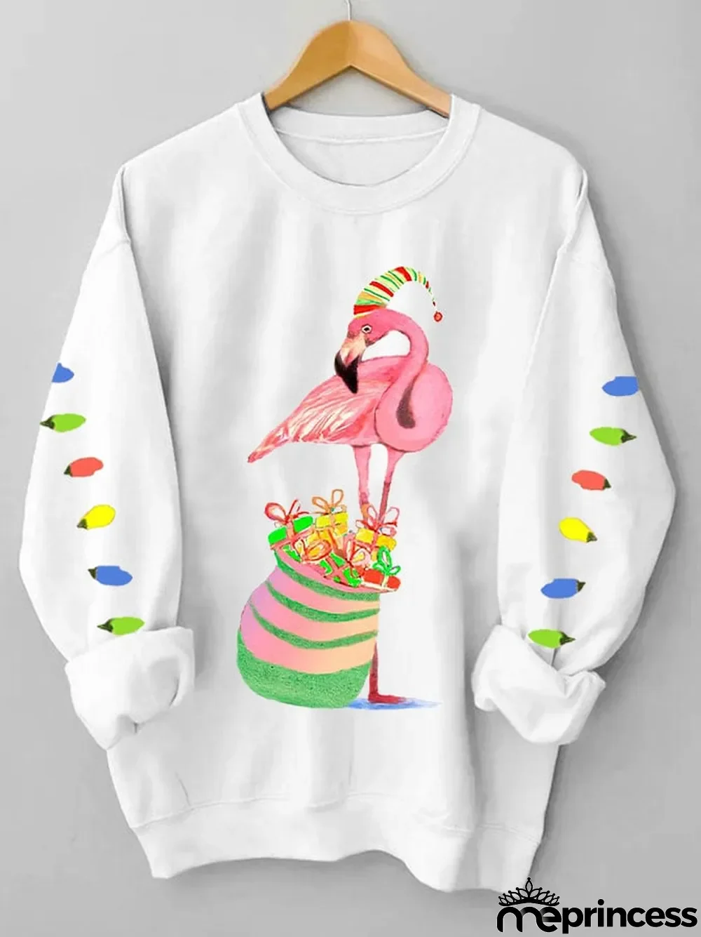 Women's Christmas Flamingo Sweatshirt