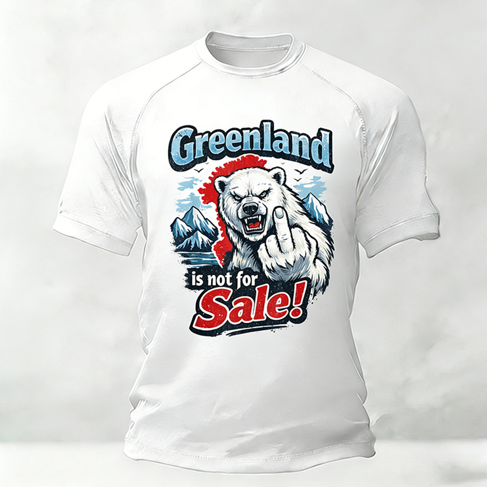 Men's Greenland Not For Sale Short-sleeved T-shirt artswardrobe
