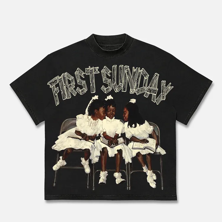 Personalized First Sunday Graphic 100% Short Sleeve T-shirt