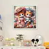 (Multi-Style) Flowers Cats-11CT Stamped Cross Stitch 50*50cm/19.69*19.69in tapestrymarket