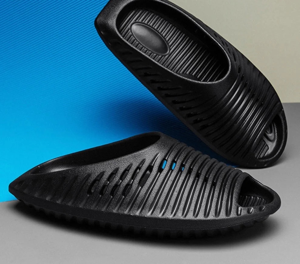 Vstacam New Personalized UFO Men Slippers Summer Beach Shoes Soft EVA Hollow Hole Peep Toe Slides Outdoor Casual Sandals Man Shoes Clogs