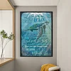 Sea Turtles-11CT Stamped Cross Stitch 40*60cm/15.75*23.62in tapestrymarket