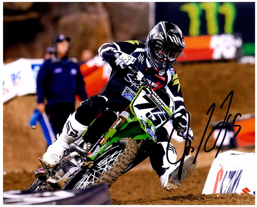 JOSH HILL Signed Autographed SUPERCROSS Motocross 