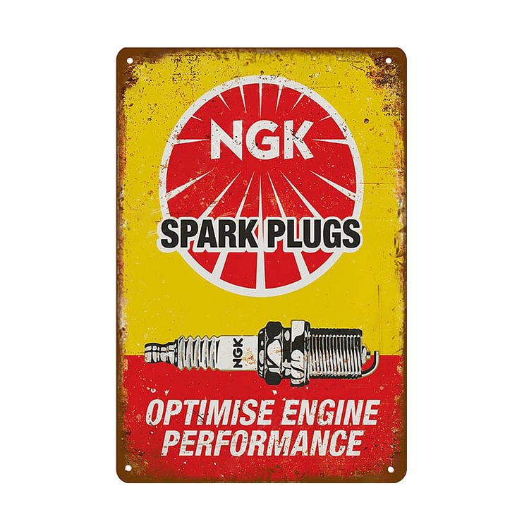 NGK Motor - Vintage Tin Signs/Wooden Signs - 20*30cm/30*40cm