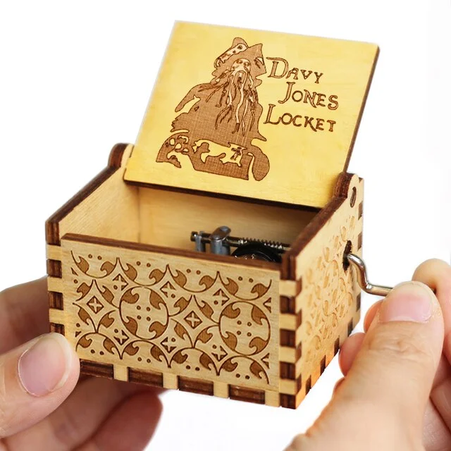 Merry Christmas Various Movie Anime Themes Music Boxes Wooden Hand Crank Birthday Gift New Year's Gift Home Decor