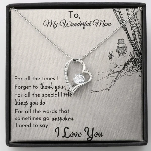 Mom-To My Wonderful Mom-Necklace 