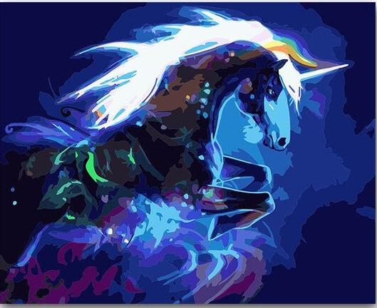 

Fantasy Unicorn – Paint By Numbers - 40*50CM, 501 Original