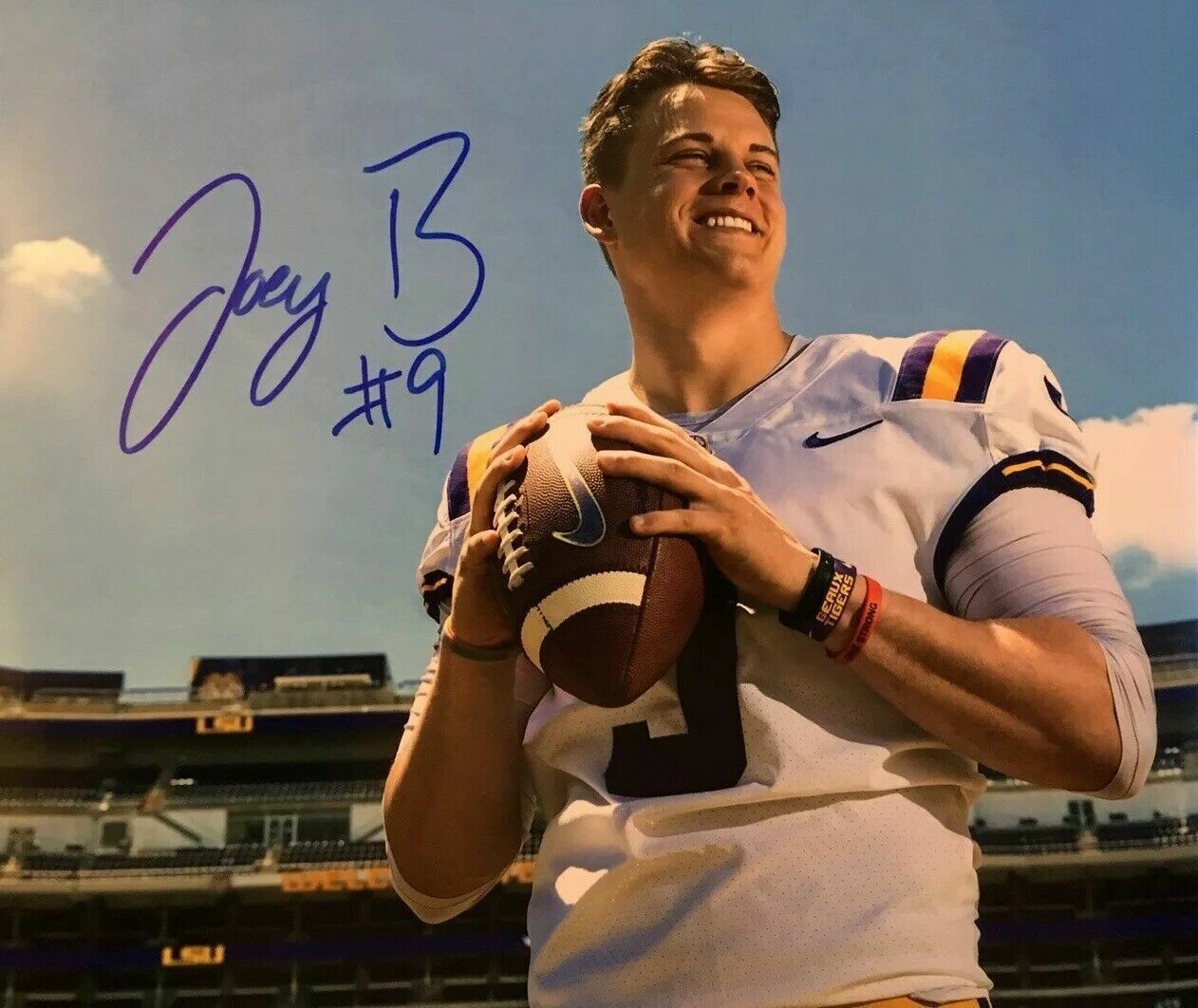 Joe Burrow 8x10 Autographed Signed Photo Poster painting ( LSU Tigers ) REPRINT