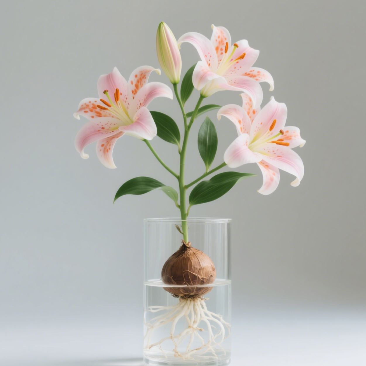 🌸 Water-Grown Lily – Fragrance & Elegance in a Glass! 🌿