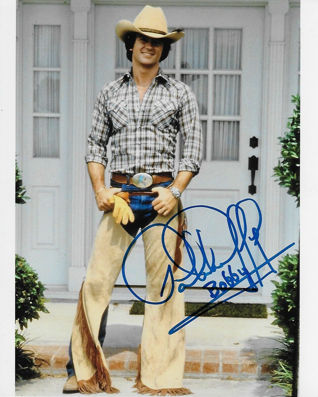 Patrick Duffy Dallas Original Autographed 8X10 Photo Poster painting #25 signed at HollywoodShow