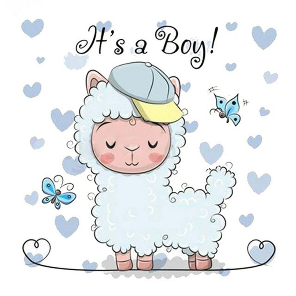 

Cartoon Sheep - Round Drill Diamond Painting - 40*40CM, 501 Original