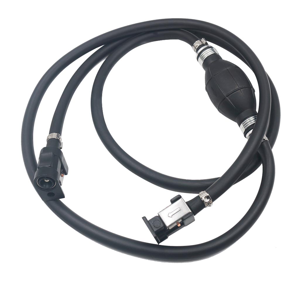 

8mm Unidirectional Motorcycle Outboard Motor Oil Tank Rubber Tube Hand Pump, 501 Original