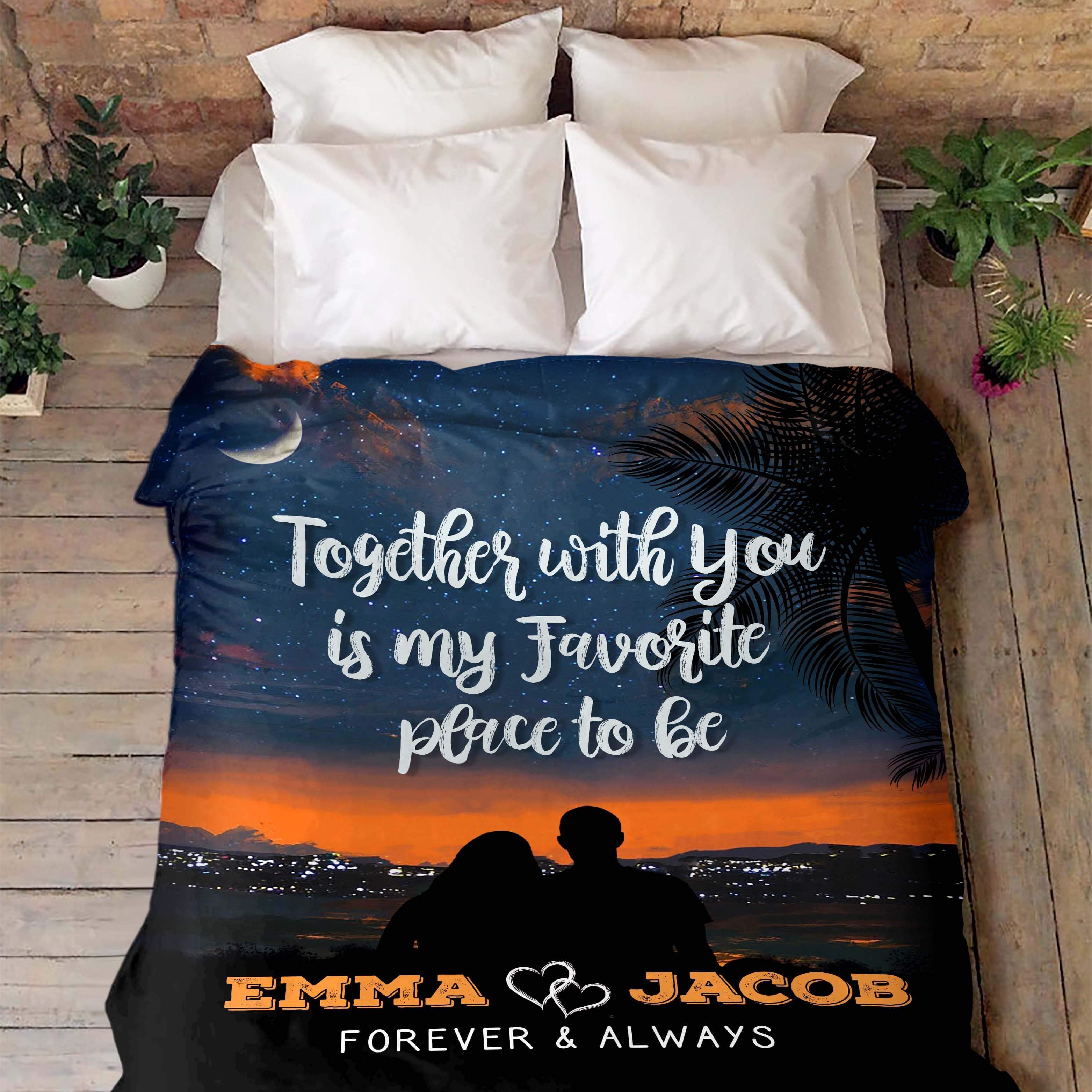 Loveyoufancy Be My Always & Forever Blanket For Your Love