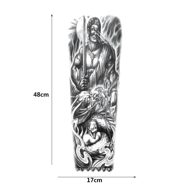 Large Temporary Tattoos Full Arm Tattoo Sleeves for Men Women