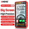 Portable Multimeter Auto Range 6000 Counts Capacitor Tester for Ohm Hz (Red)