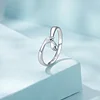 925 Sterling Silver Ring Trendy Embrace Design 