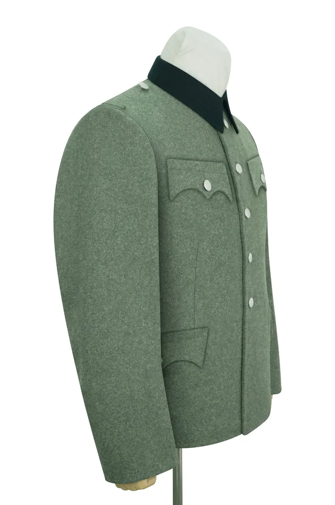   Wehrmacht Austrian Officer Field Grey Wool Service Tunic Jacket I 5 buttons German-Uniform