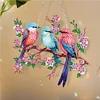 DIY Birds On Branch-Diamond Painting Pendant（Single-Sided)