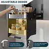 [US Local Warehouse] 2 Tier Pull Down Shelf Heavy Duty Cabinet Organizer for Kitchen Pots Pans