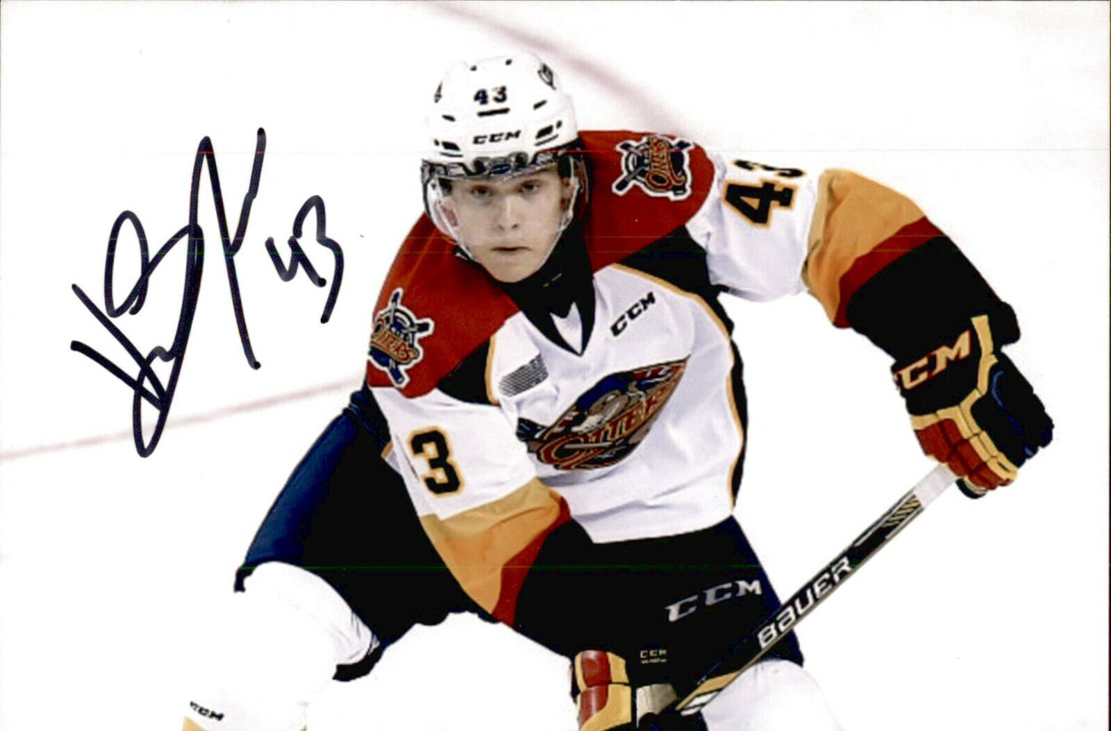 Ivan Vanya Lodnia SIGNED autographed 4x6 Photo Poster painting ERIE OTTERS / MINNESOTA WILD #2